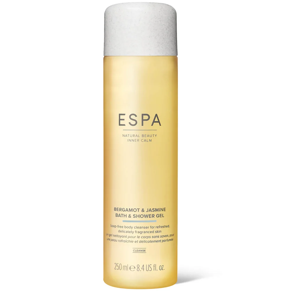 ESPA Bergamot and Jasmine Bath and Shower Gel 250ml Immagine 1