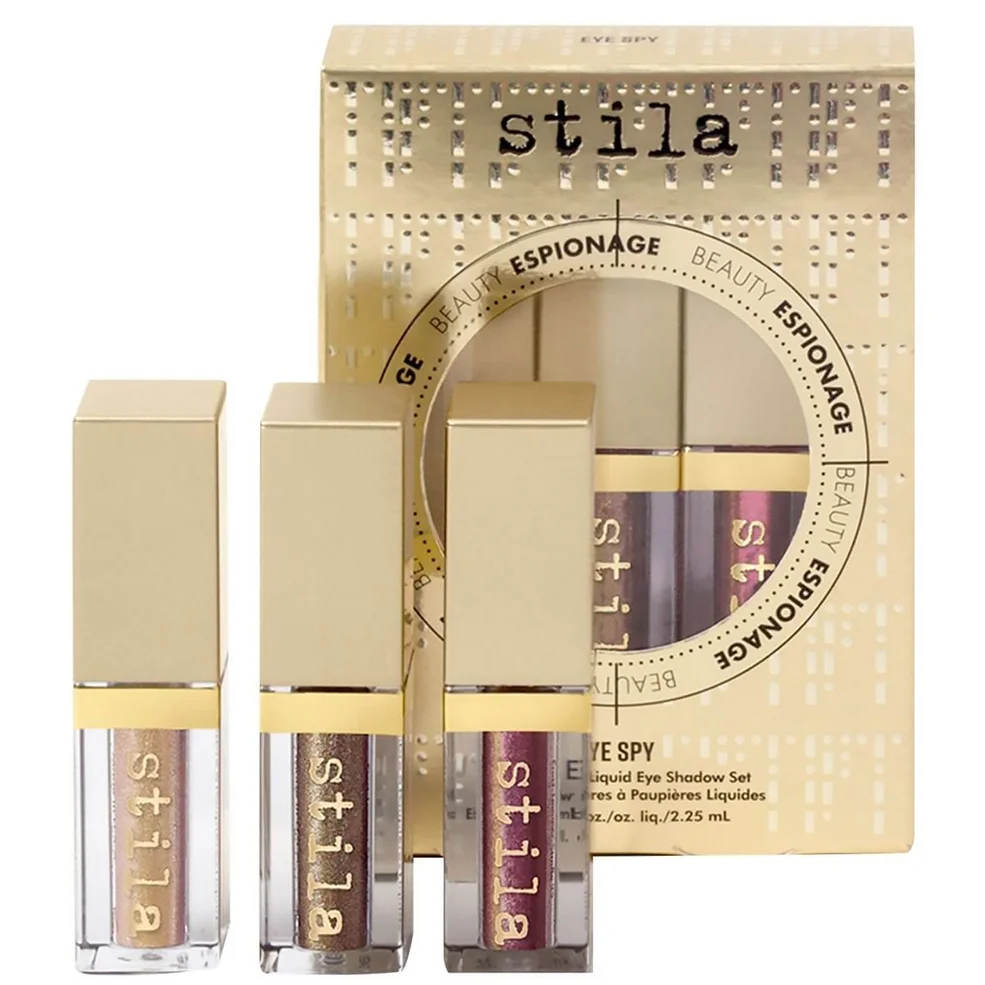 Stila Eye-Spy Glitter and Glow Liquid Eye Shadow Set Immagine 1