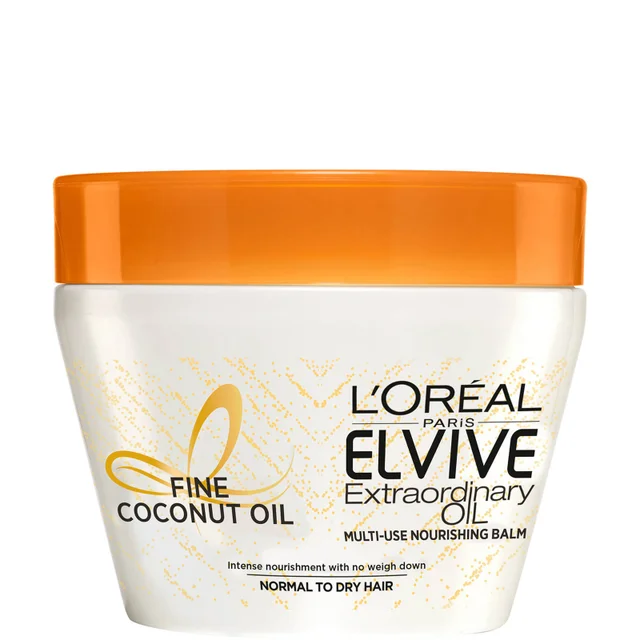 L'Oréal Paris Elvive Olio Straordinario Maschera all'Olio di Cocco per Capelli Secchi 300 ml