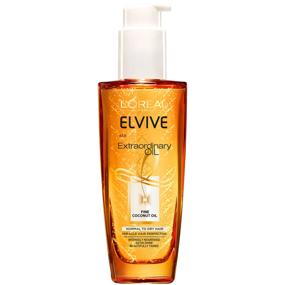 L'Oréal Paris Elvive olio straordinario per capelli secchi con olio di cocco 100 ml Immagine 1