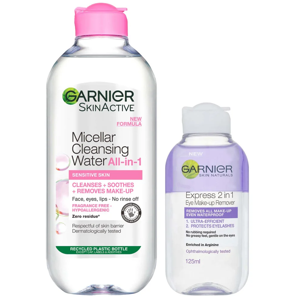 Garnier Micellar Water and Makeup Remover for Sensitive Skin Kit Exclusive Immagine 1