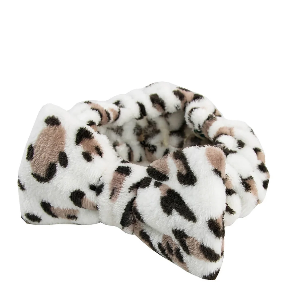 The Vintage Cosmetic Company Leopard Print Bow Headband Immagine 1