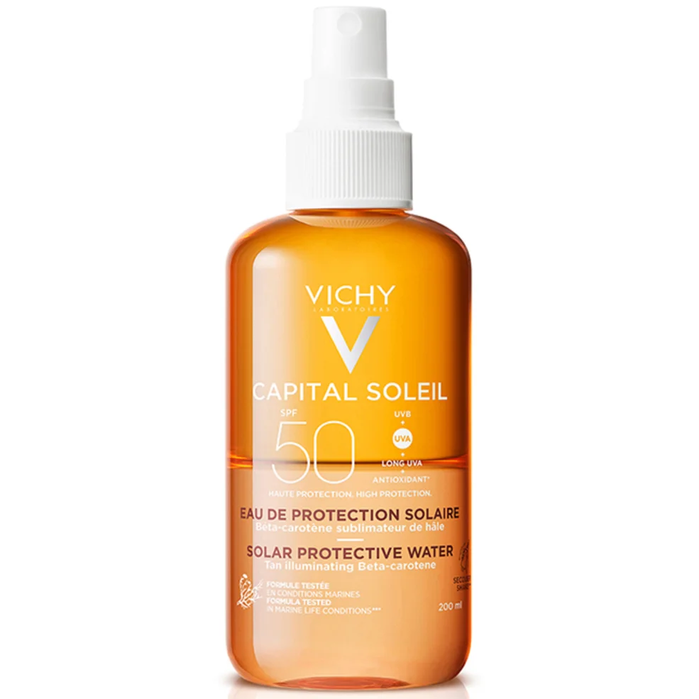 VICHY Capital Soleil Solar Protective Water Tan Enhance SPF50 200ml Immagine 1