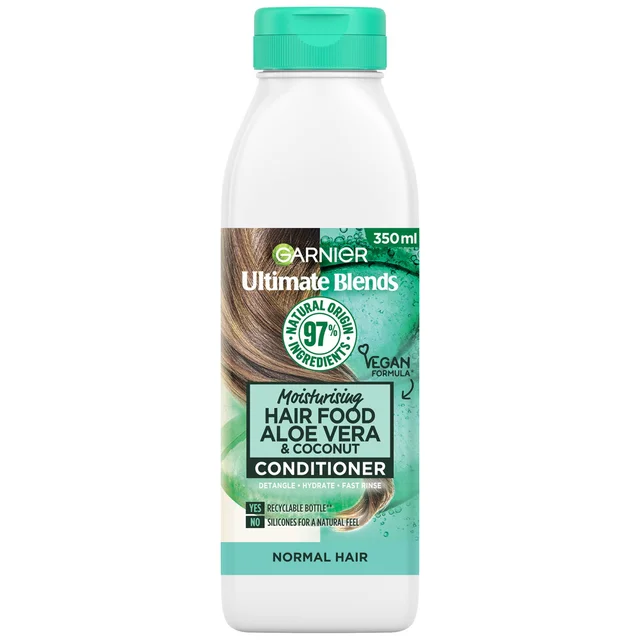 Garnier Ultimate Blends Hair Food Aloe Vera Balsamo Idratante per Capelli Normali 350 ml