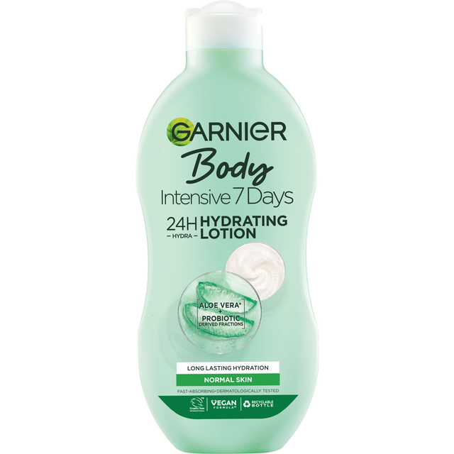 Garnier Intensive 7 Days Latte Idratante Corpo con Aloe Vera per Pelle Normale 400 ml