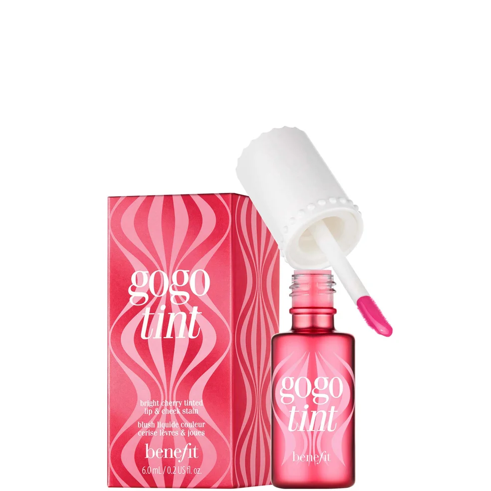 benefit GoGo Tint Bright Cherry Tinted Lip & Cheek Stain 6ml Immagine 1