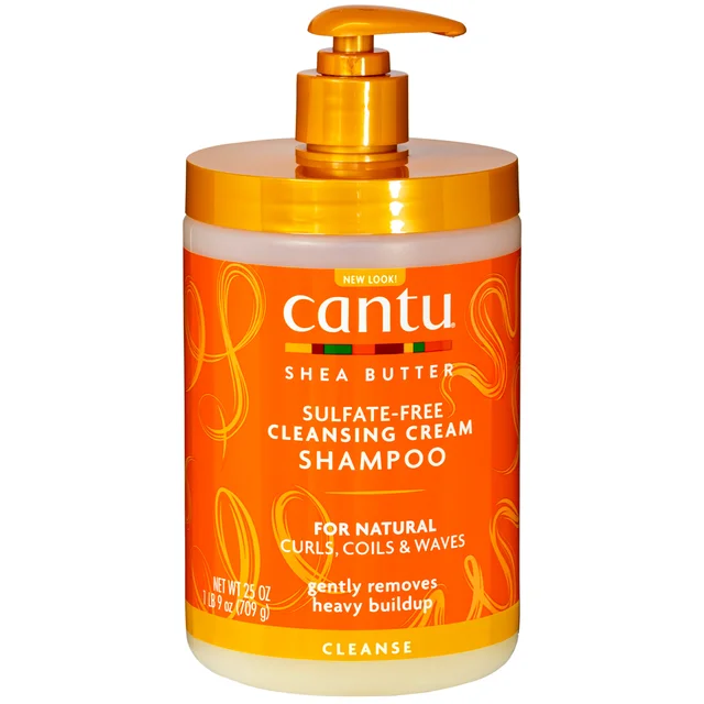Cantu Shea Butter for Natural Hair Cleansing Cream Shampoo - Salon Size 25 oz