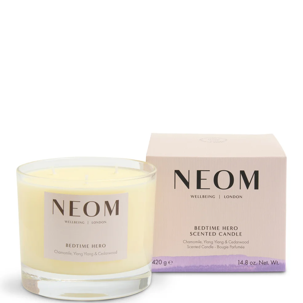 NEOM Bedtime Hero Scented Candle 3 Wick Immagine 1