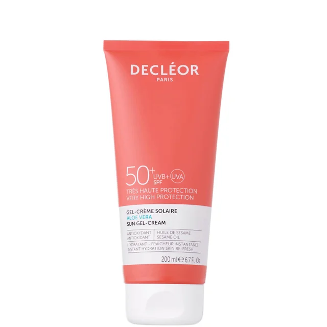DECLÉOR Aloe Vera Suncare gel-crema SPF50+ 200 ml