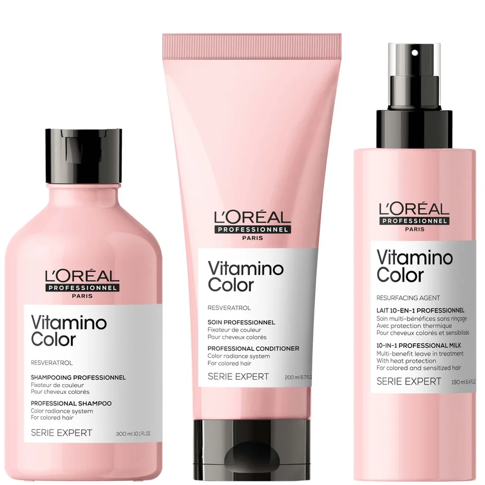 L'Oréal Professionnel Vitamino Color at Home Experts for Coloured Hair Bundle Immagine 1