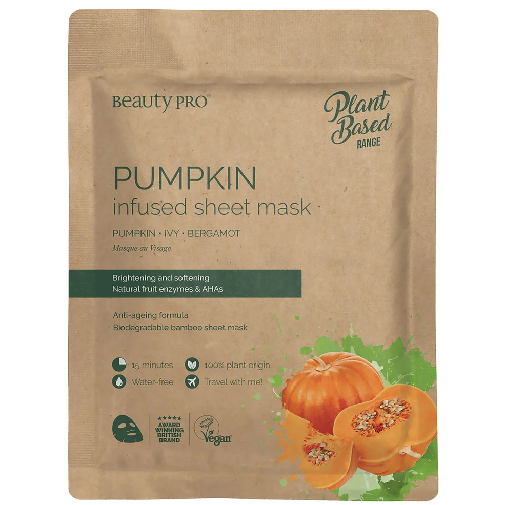 BeautyPro Pumpkin Radiating Sheet Mask 22ml Immagine 1