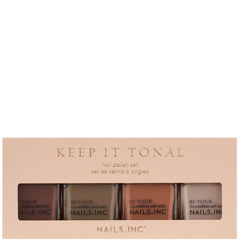 nails inc. Keep it Tonal Nail Polish Set 4 x 14ml Immagine 1