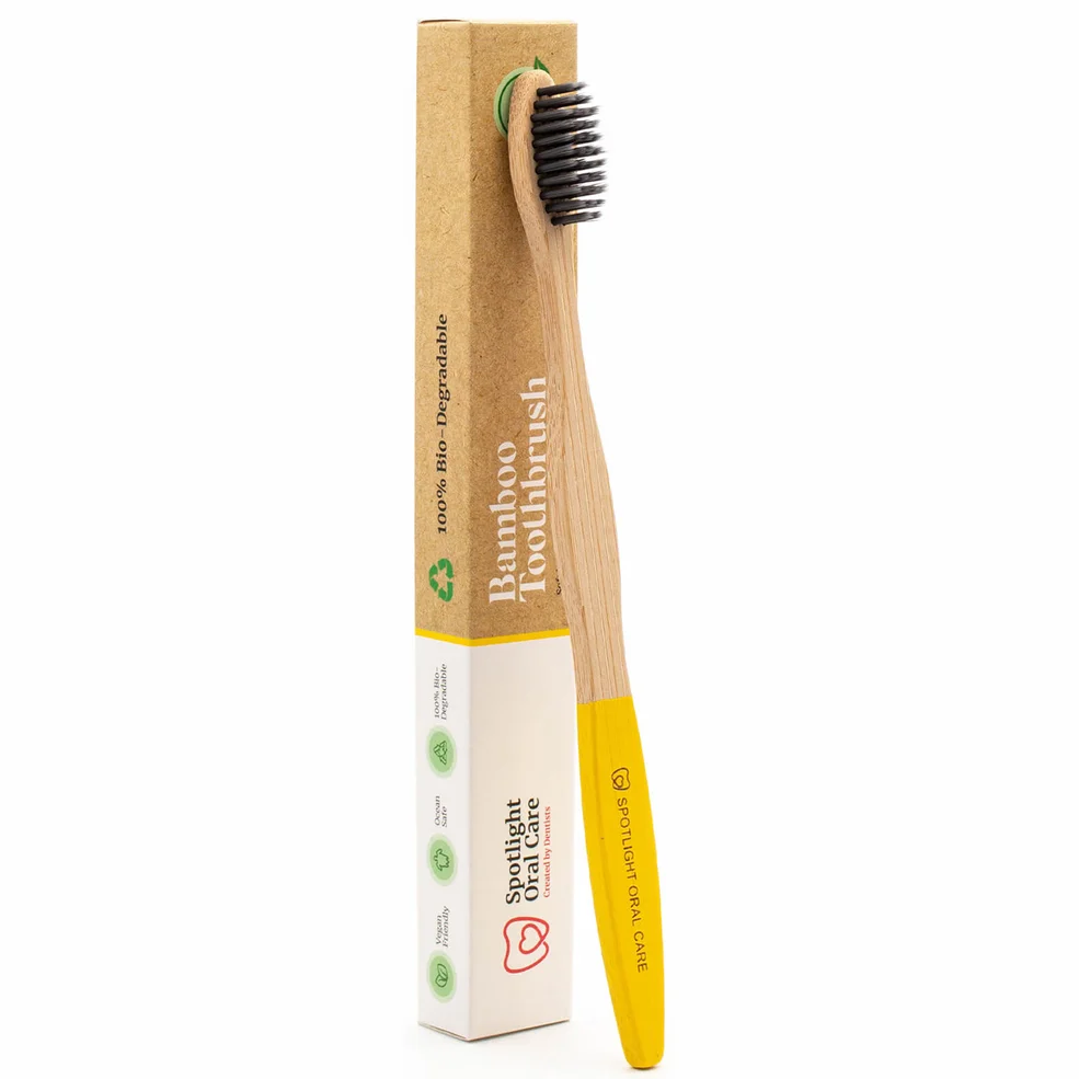 Spotlight Oral Care Bamboo Toothbrush - Yellow Immagine 1