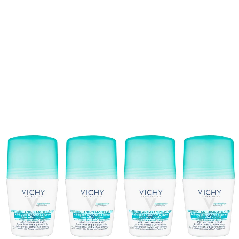 VICHY No Marks Roll-on Deodorant Set 4 x 50ml Immagine 1