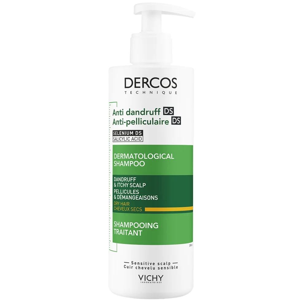 VICHY Dercos antiforfora shampoo capelli secchi 390 ml Immagine 1