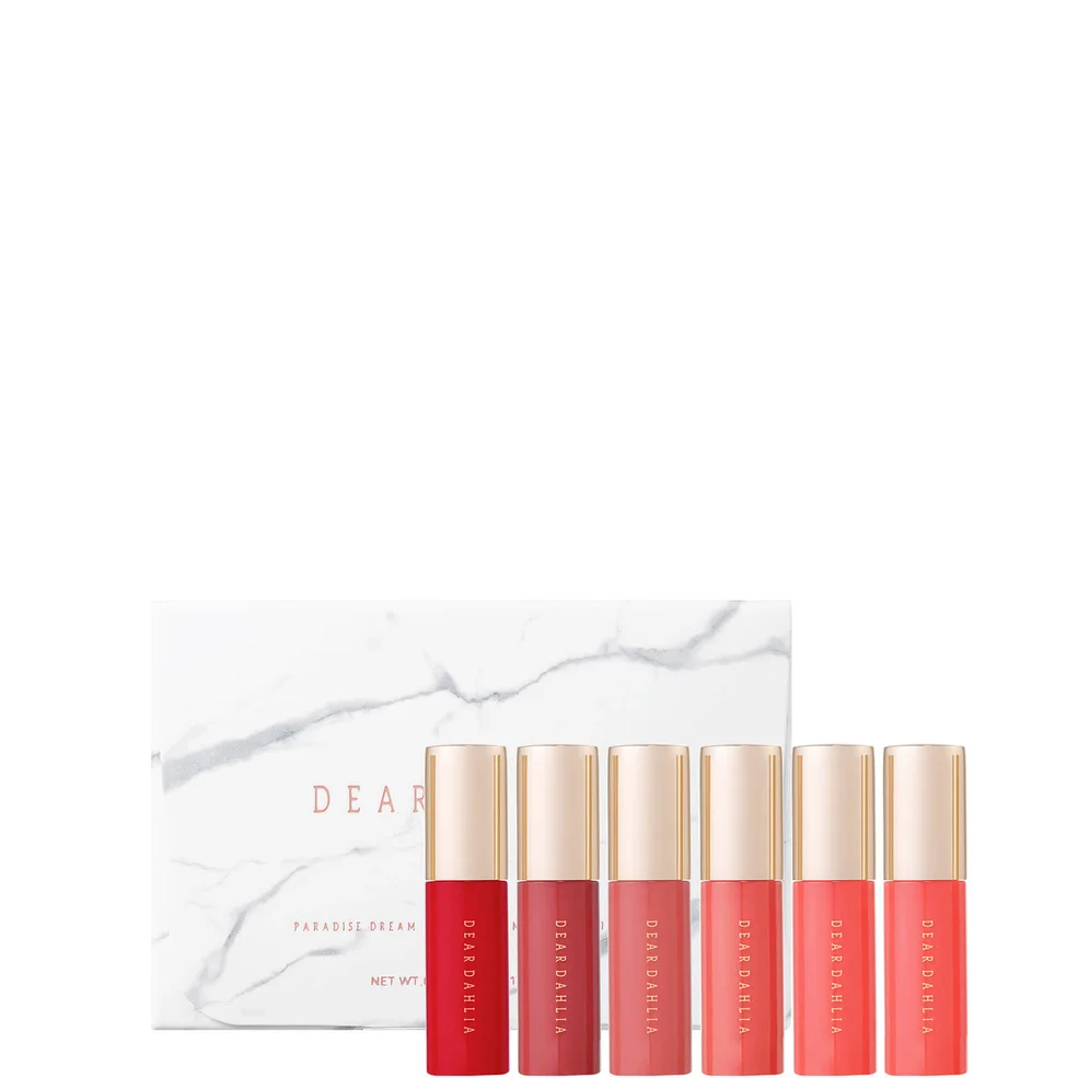Dear Dahlia Paradise Dream Mini Velvet Lip Mousse 6 Set - Best Seller Collection Immagine 1