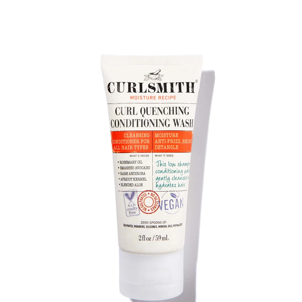 Curlsmith Balsamo Detergente Nutriente per Capelli Ricci Formato da Viaggio 59 ml Immagine 1