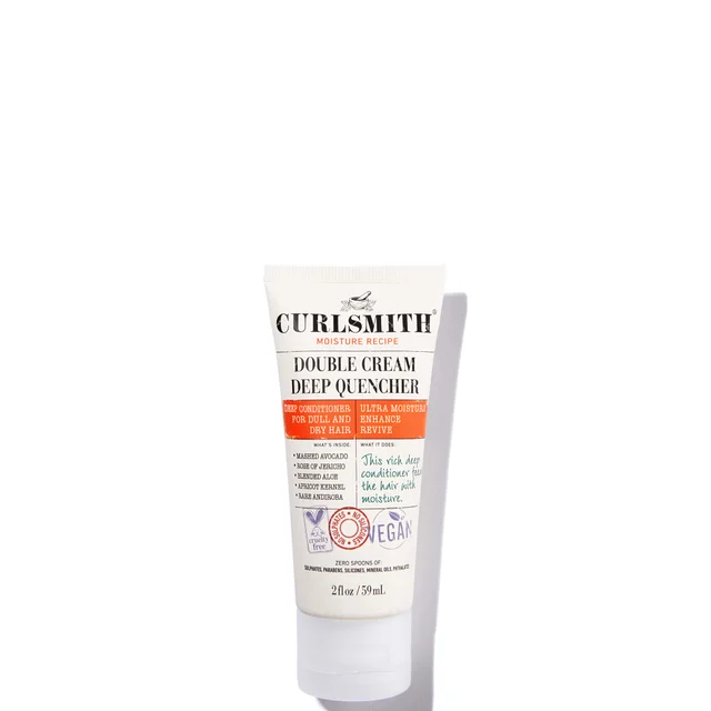 Curlsmith Double Cream Deep Quencher Balsamo Idratante Intensivo Formato da Viaggio 59 ml