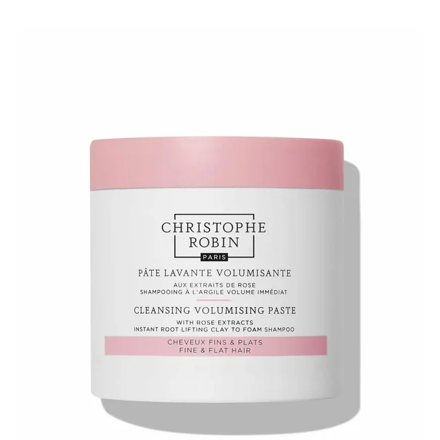 Christophe Robin Pasta Detergente Volumizzante con Pura Argilla Rassoul e rosa 250ml