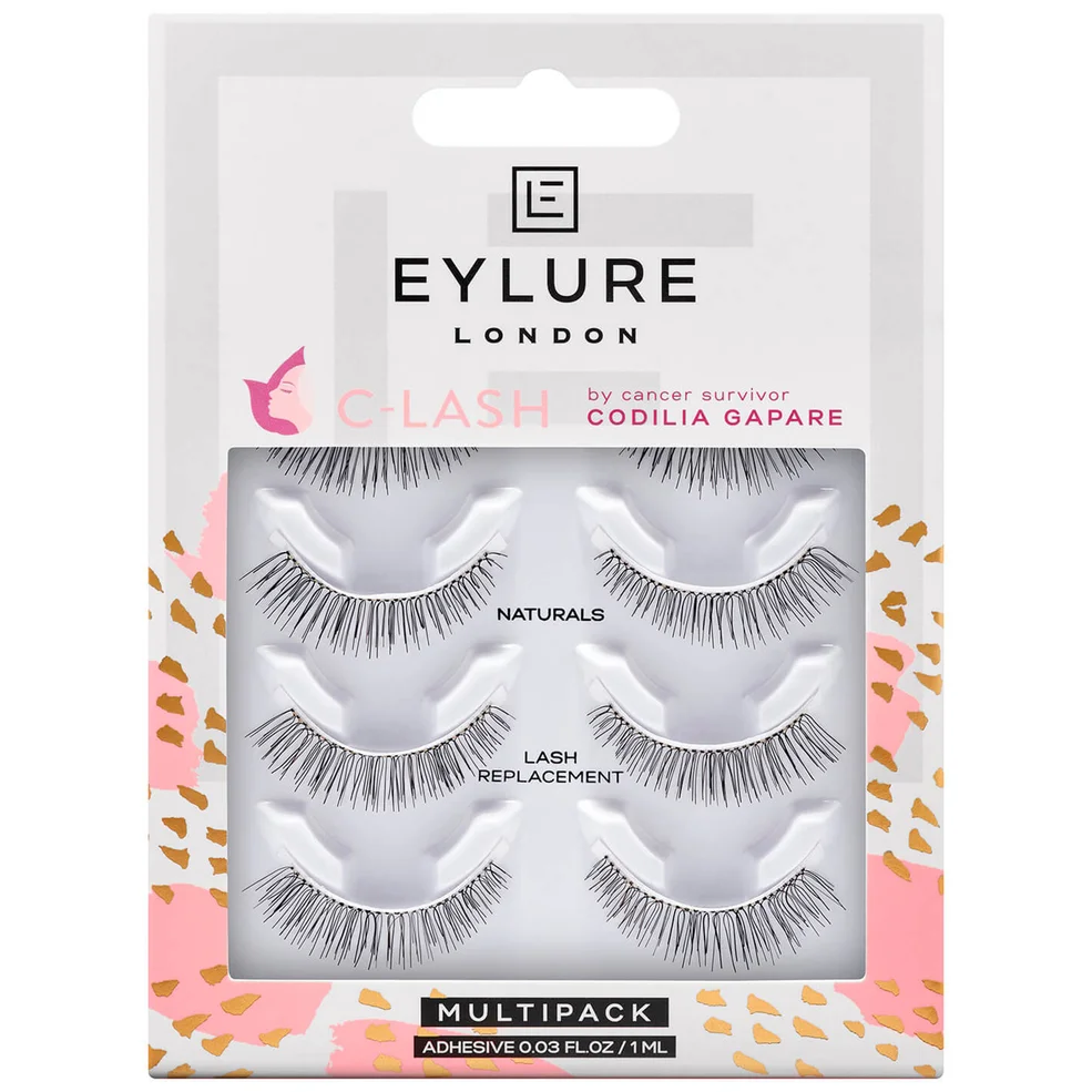 Eylure False Lashes C-Lash Natural's Multipack 4s Immagine 1