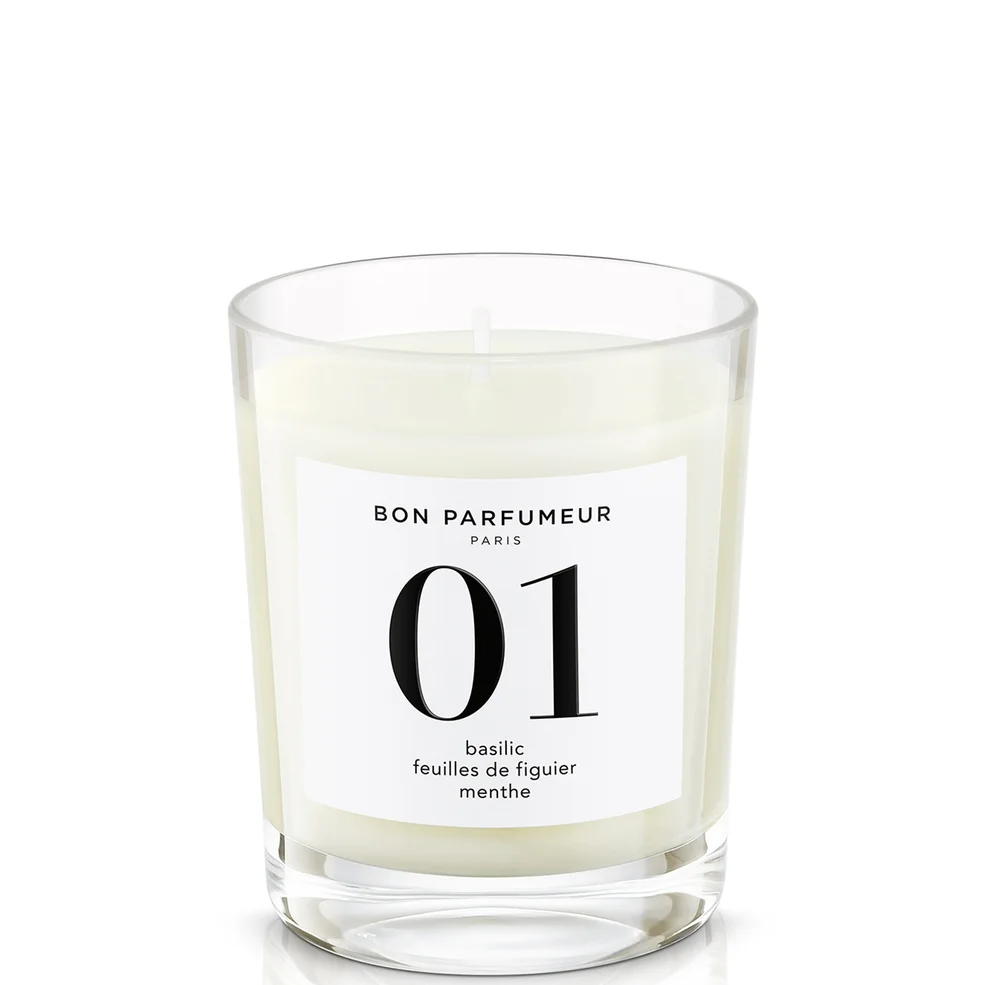 Bon Parfumeur 01 Basil Fig Leaf Mint Candle 180g Immagine 1