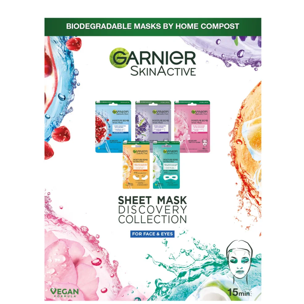 Garnier Discovery Sheet Mask Bundle Immagine 1