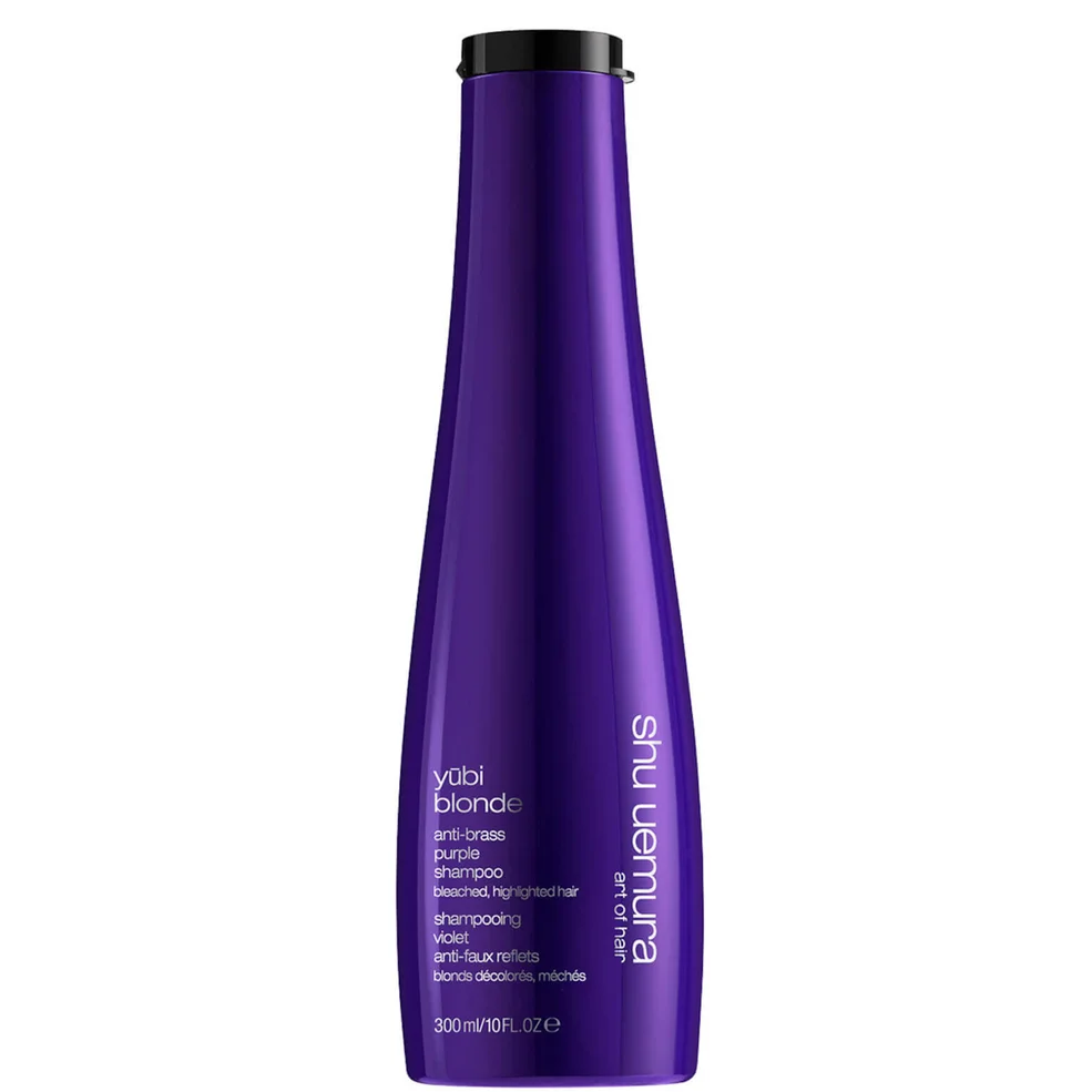 Shu Uemura Art of Hair Yubi Blonde shampoo viola anti-giallo per capelli decolorati, con mèche bionde 300 ml Immagine 1