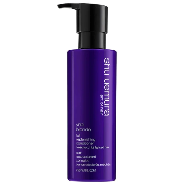 Shu Uemura Art of Hair Yubi Blonde balsamo rimpolpante per capelli decolorati, con mèche bionde 250 ml