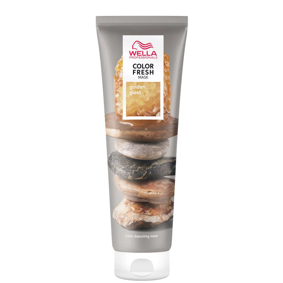 Wella Professionals Care Color Fresh Semi-Permanent Colour Mask - Golden Gloss 150ml Immagine 1