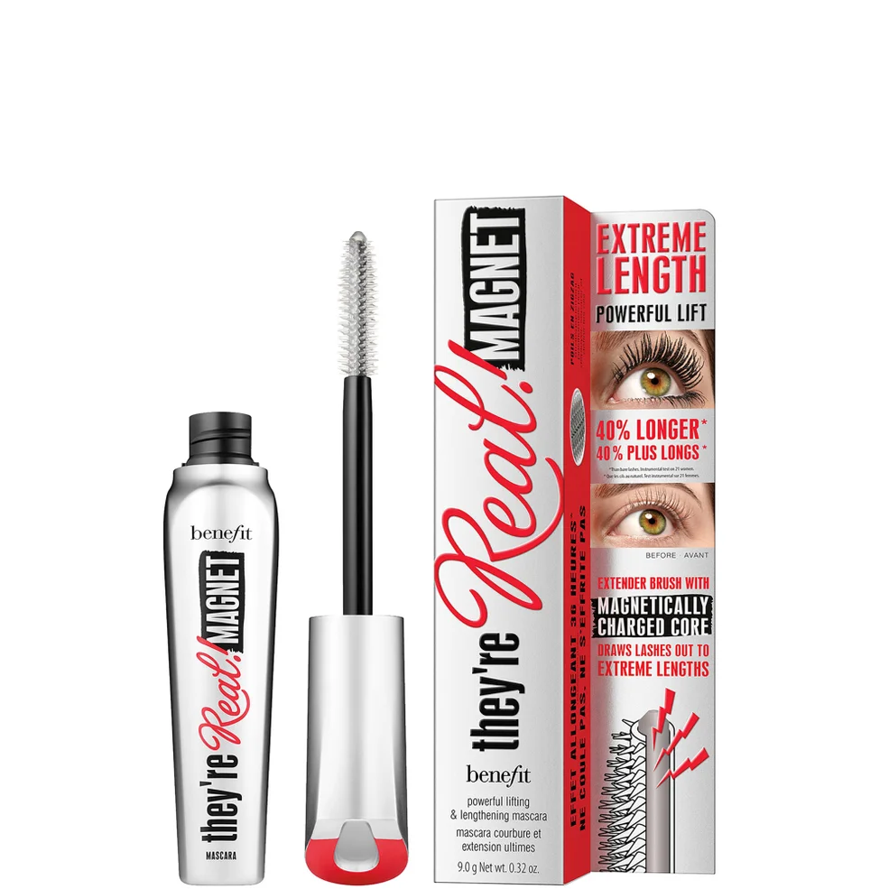 benefit They’re Real Magnet Extreme Lengthening and Powerful Lifting Mascara - Supercharged Black 9g Immagine 1