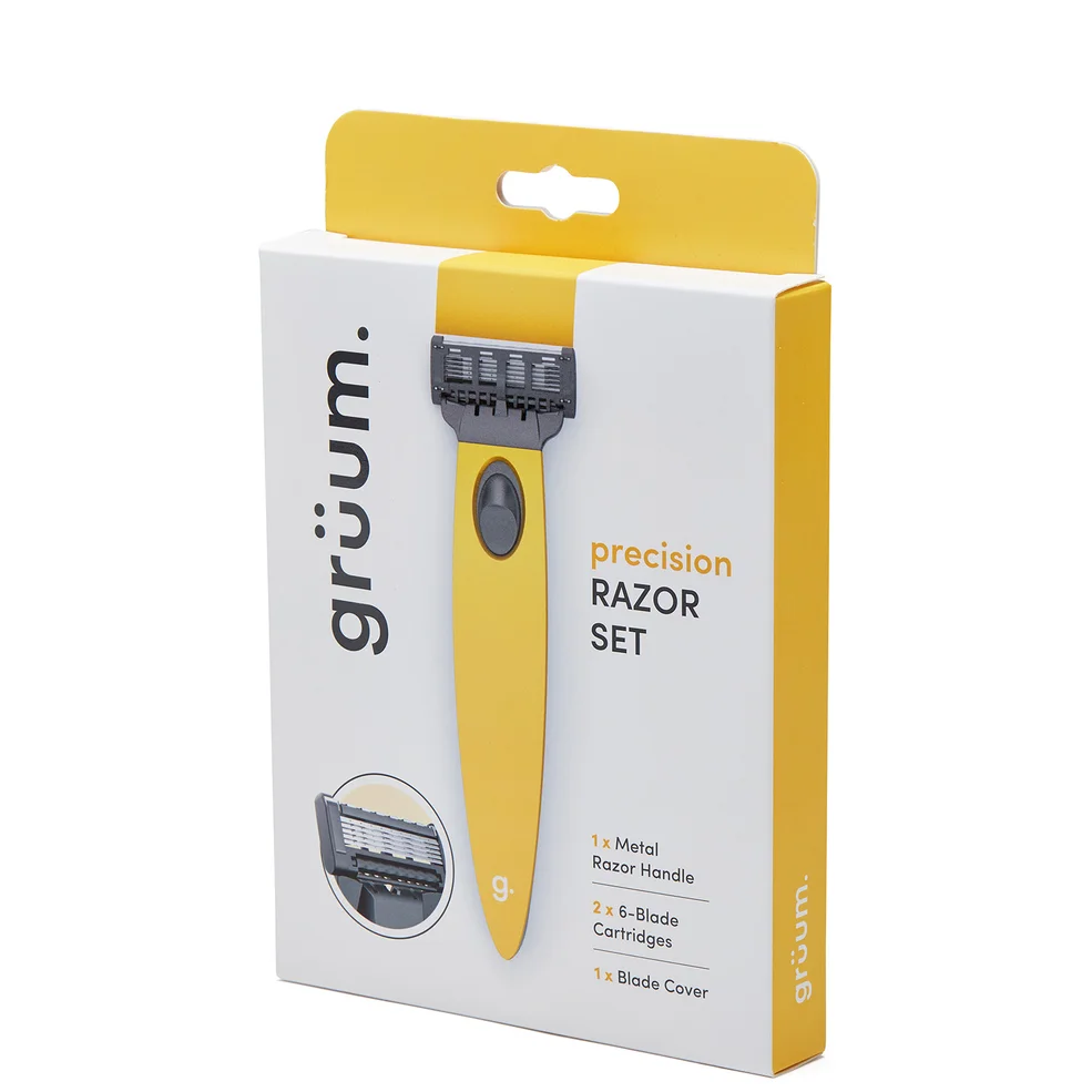grüum Precision Razor Set - Citrus Yellow Immagine 1