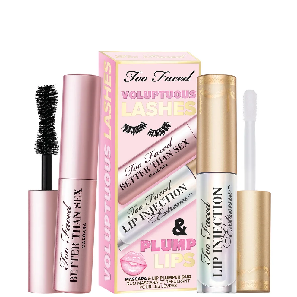 Too Faced Exclusive Limited Edition Voluptuous Lashes and Plump Lips Set Immagine 1
