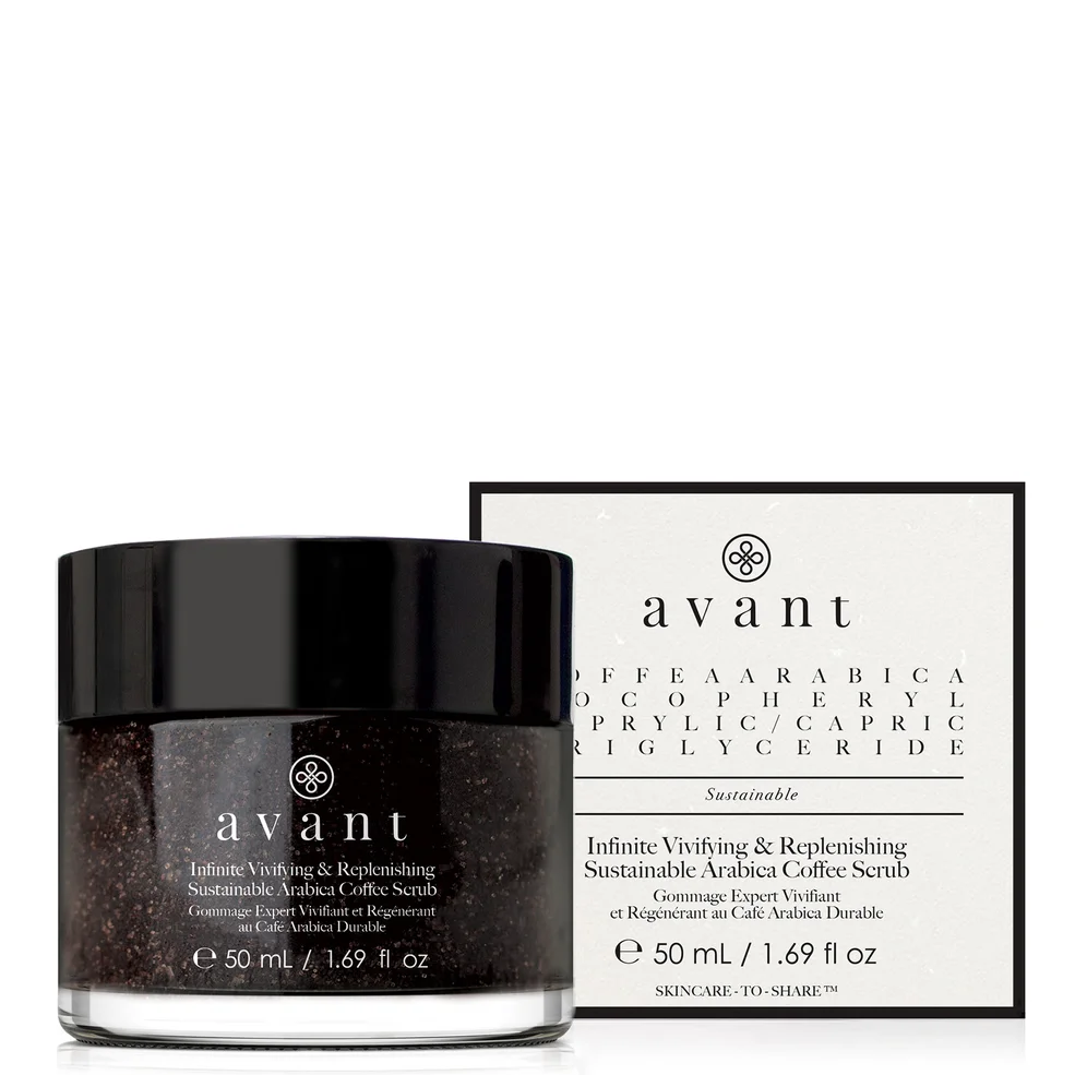 Scrub al Caffè Arabica Sostenibile Infinite Vivifying and Replenishing Scrub Avant Skincare 50ml Immagine 1