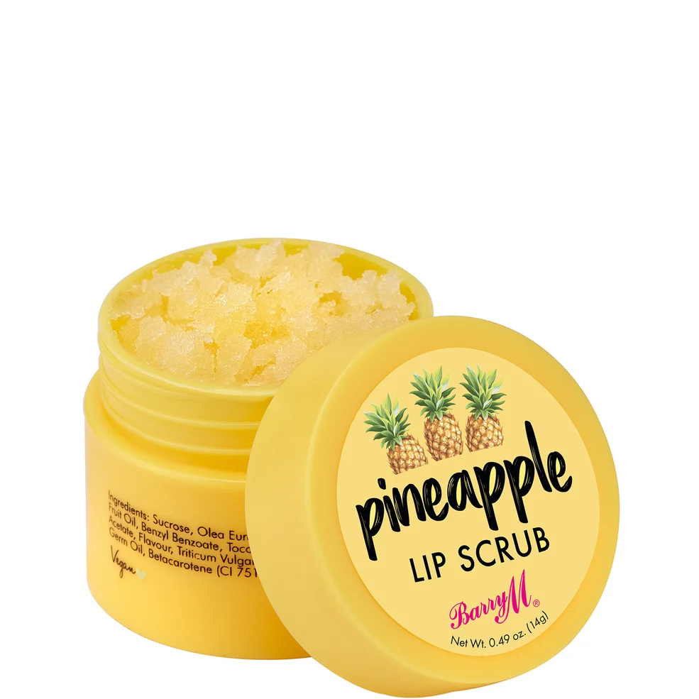 Barry M Cosmetics Scrub labbra all'ananas 14g Immagine 1