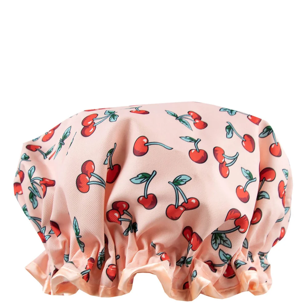 Cuffia Doccia Cherry Print The Vintage Cosmetic Company Immagine 1