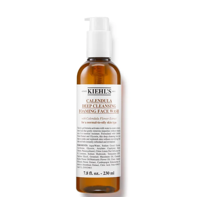 Detergente Viso Deep Cleansing Foaming Calendula Kiehl's (Vari formati)