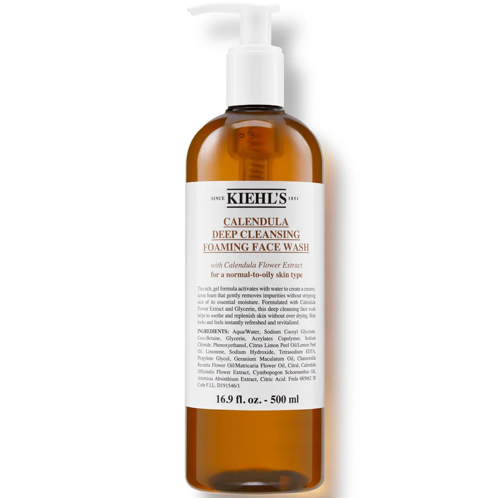 Kiehl's Calendula Deep Cleansing Foaming Face Wash - 500ml Immagine 1