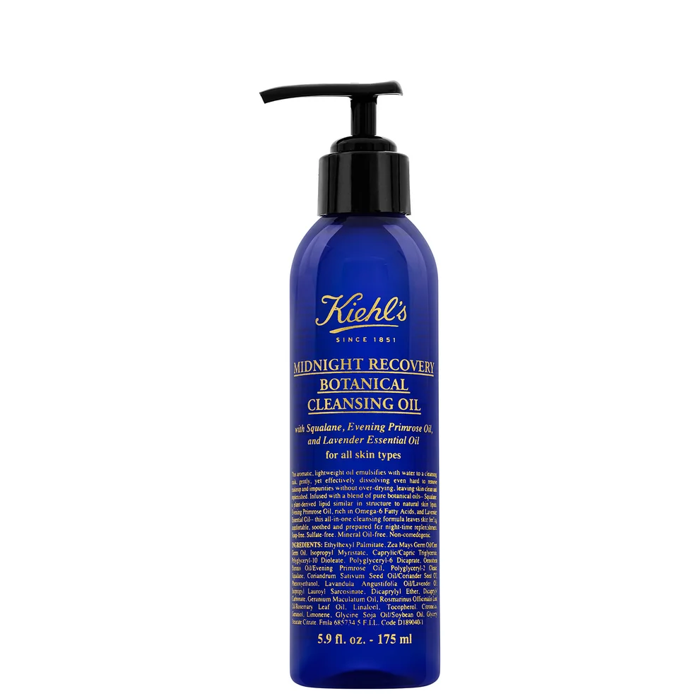 Kiehl's Midnight Recovery Botanical Cleansing Oil - 175ml Immagine 1