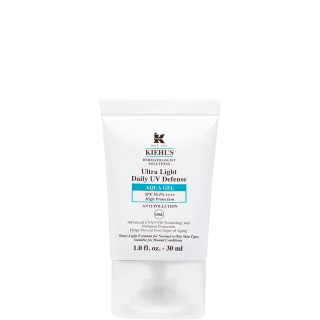 Kiehl's Ultra Light Daily UV Defense Aqua Gel SPF 50 PA++++ (Varie misure)