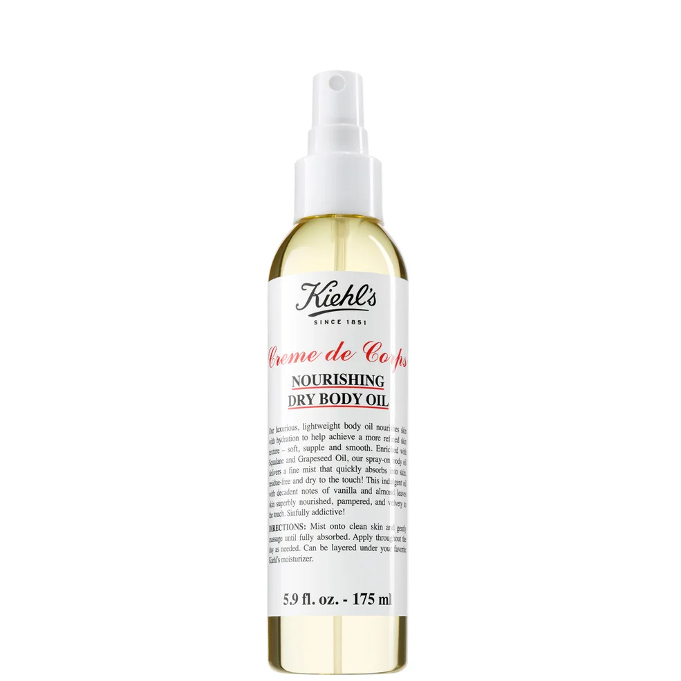 Kiehl's Crème de Corps Nourishing Dry Body Oil - 175ml Immagine 1