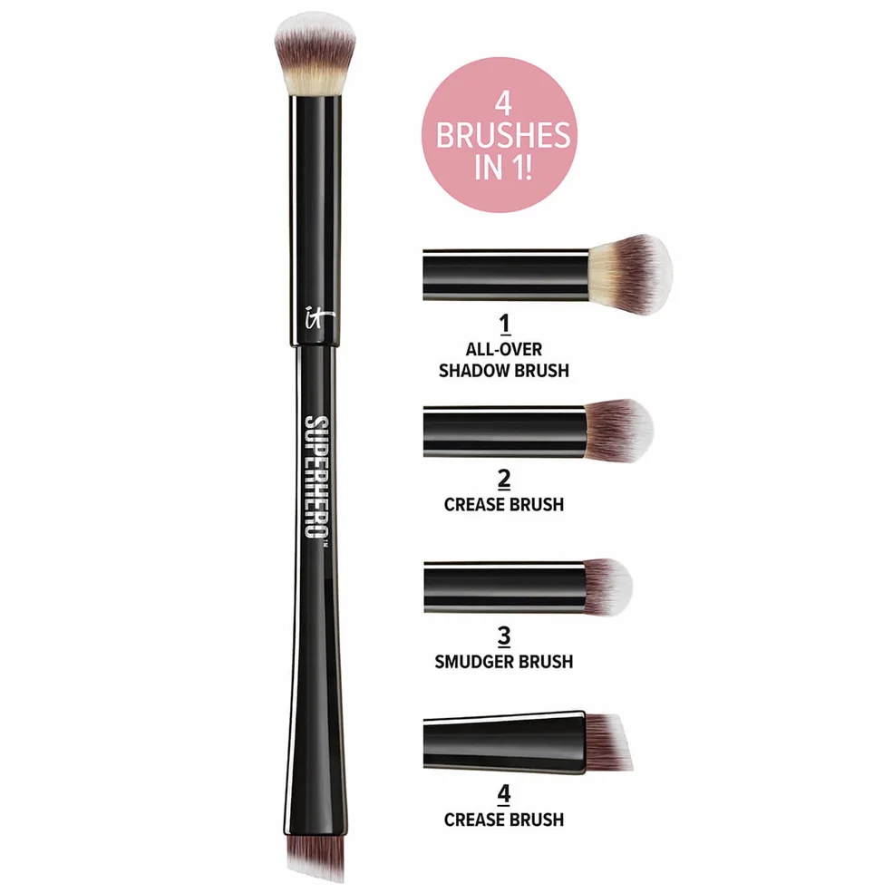 IT Cosmetics Superhero 4-in-1 Eye-Transforming Super Shadow and Liner Brush Immagine 1