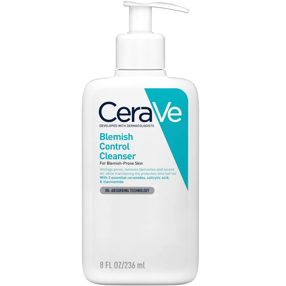 CeraVe Blemish Control Detergente viso con acido salicilico al 2% e niacinamide per pelli con imperfezioni 236ml Immagine 1