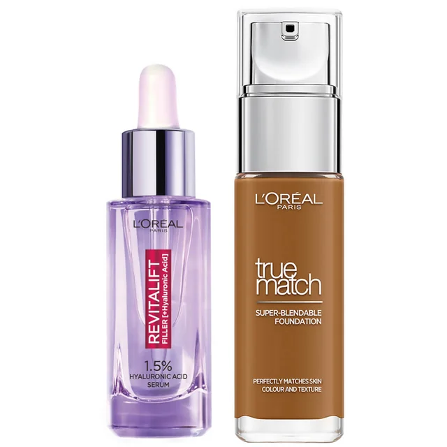 Set Siero Acid Hyaluronic e Fondotinta Acid Hyaluronic True Match L'Oreal Paris (varie tonalità)