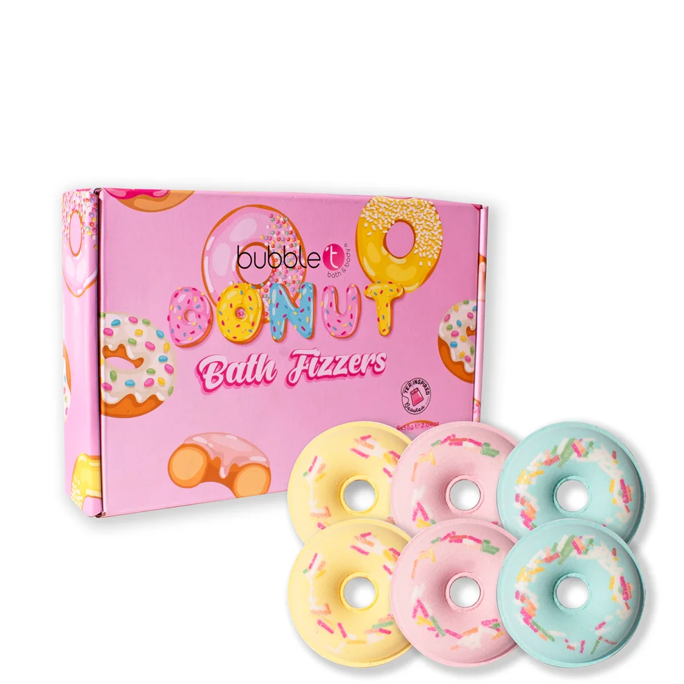Bubble T Donut Bath Bomb Fizzers Gift Set Immagine 1