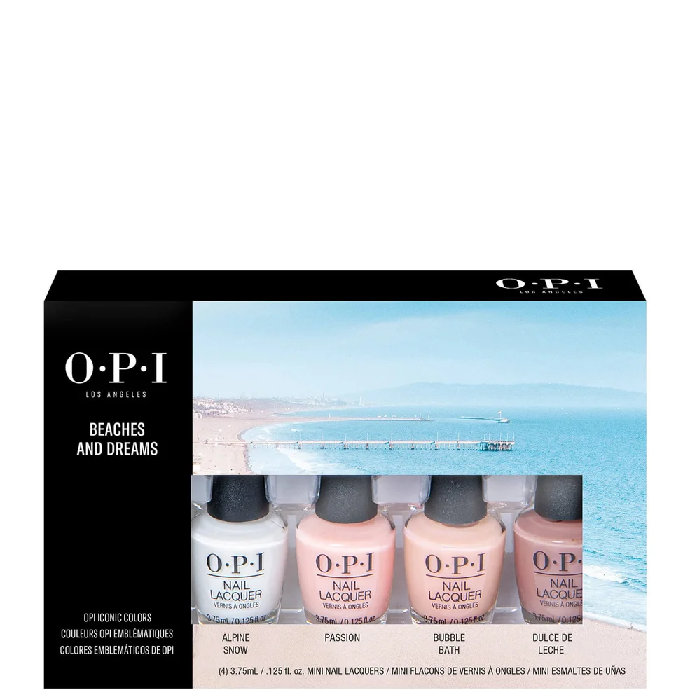 OPI Beach and Dreams Mini Nail Polish Gift Set 4 x 3.75ml Immagine 1