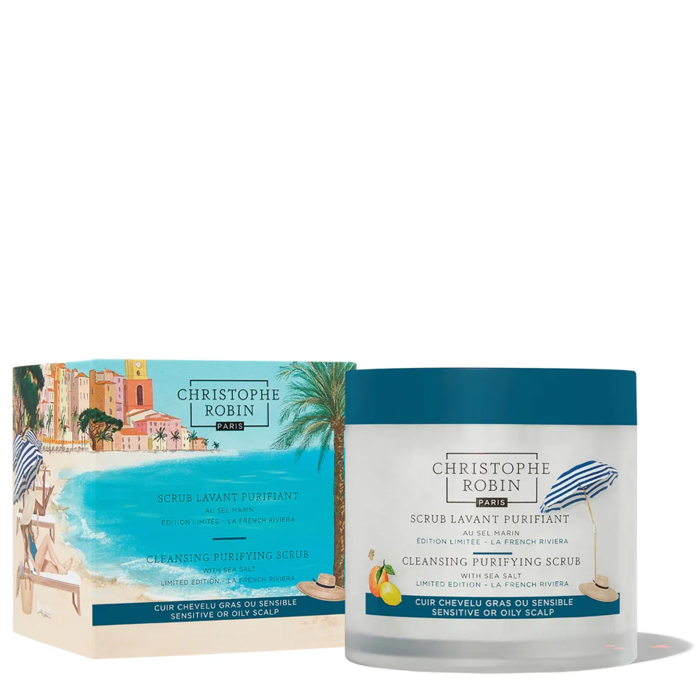Christophe Robin Limited Edition French Riviera Cleansing Purifying Scrub with Sea Salt 250ml Immagine 1