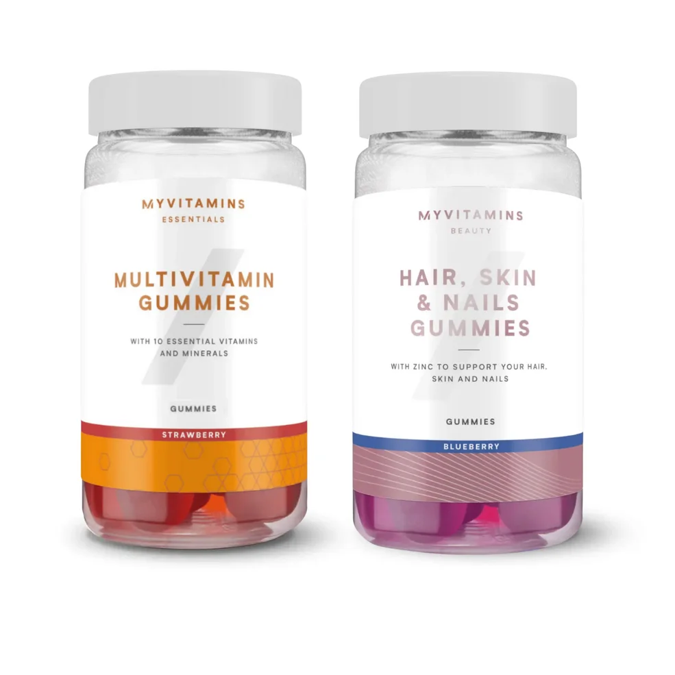 Myvitamins Gummy Bundle (Hair, Skin and Nail + Multivitamins) Immagine 1