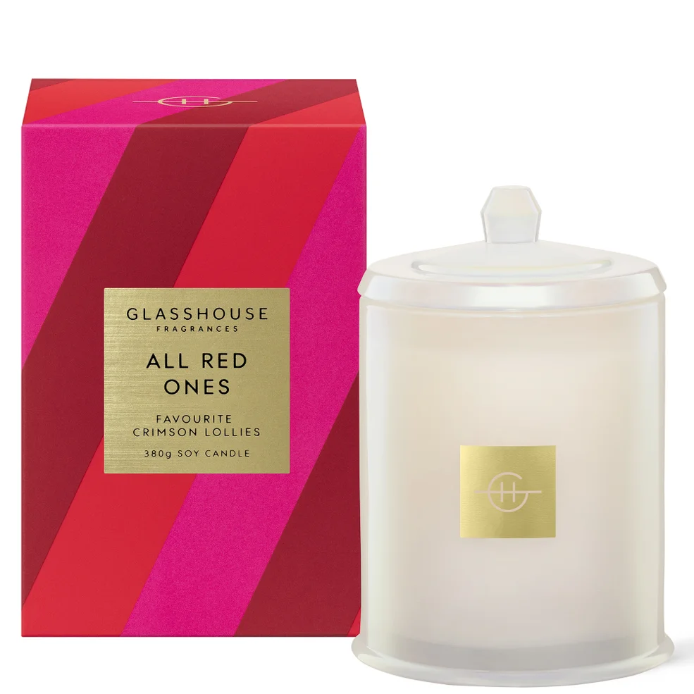 Glasshouse Fragrances All Red Ones Candle 380g Immagine 1