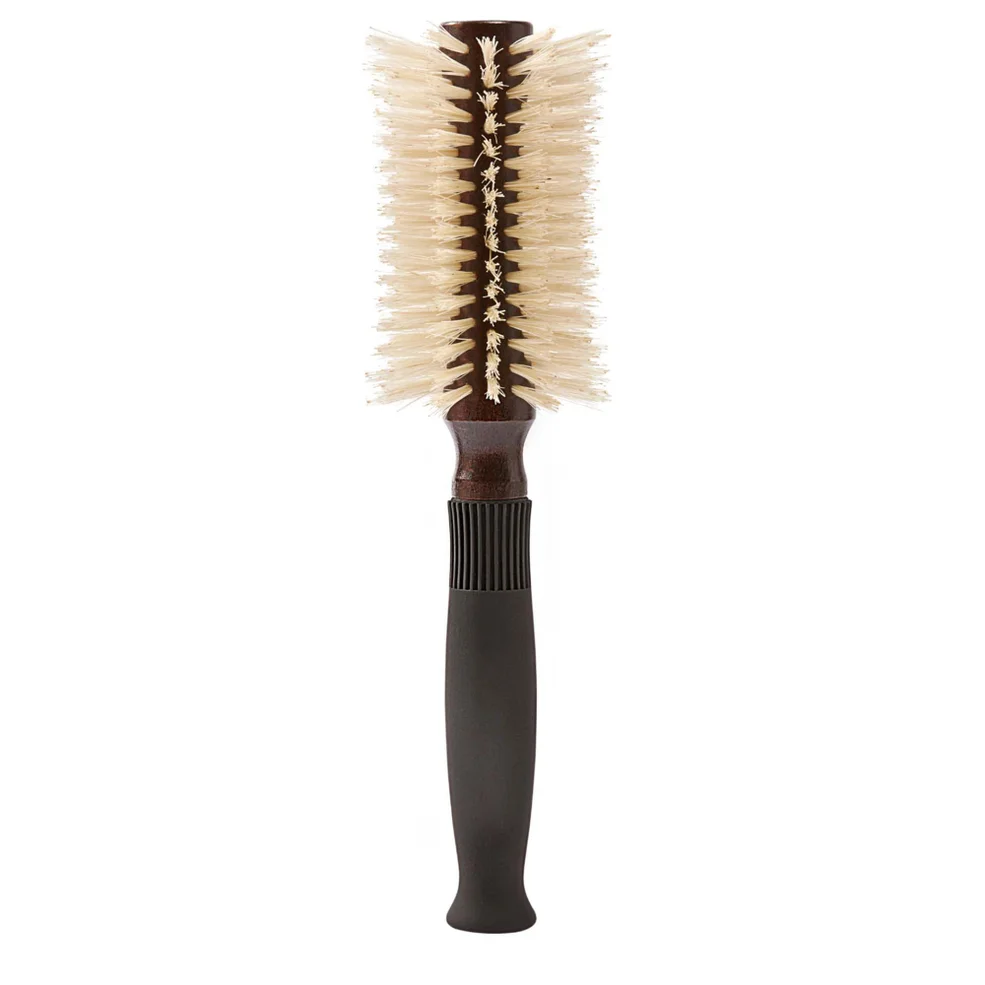 Christophe Robin Pre-Curved Blowdry Hairbrush with Natural Boar-Bristle and Wood - 12 Rows Immagine 1