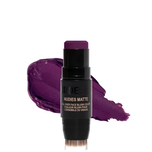 NUDESTIX Nudies Matte All Over Face Blush Colour 7g (Various Shades) - Shade Moodie Blu